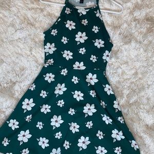 Floral halter dress